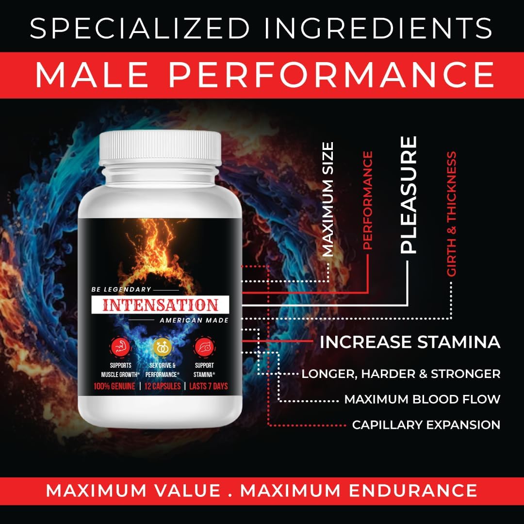 Intensation Male Enhancement Pill - Stamina, Energy & Performance