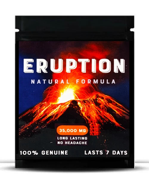 Eruption 32,000mg Male Enhancement Pill - Fast Acting Stamina Pouch