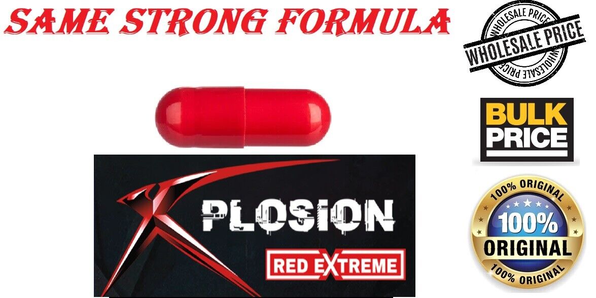Xplosion Red Extreme 650mg Male Enhancement Pill - Natural Performance