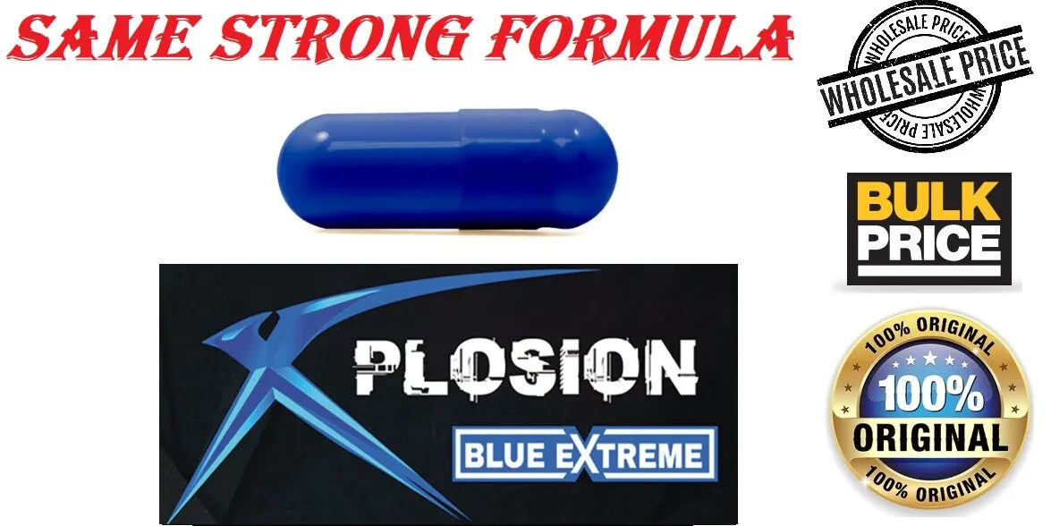 Xplosion Blue Extreme 650mg Male Enhancement Pill - Natural Performance
