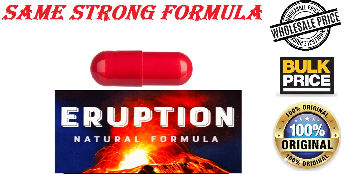 Eruption 32,000mg Male Enhancement Pill - Fast Acting Stamina Pouch