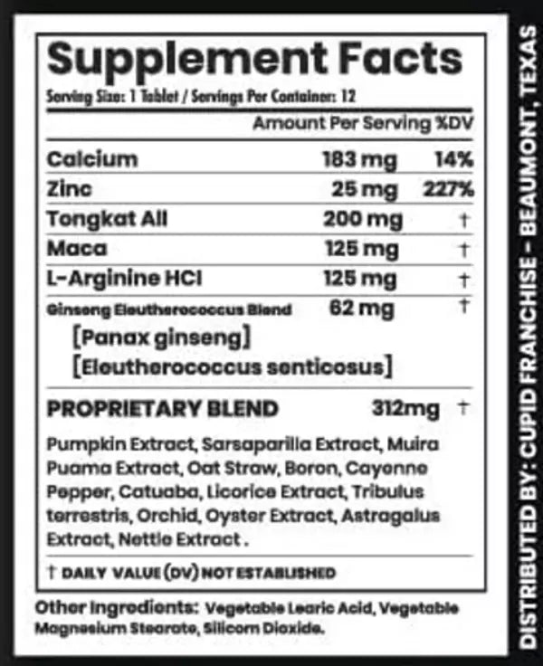 Round 20 1032mg Male Enhancement Pill - Long-Lasting Performance