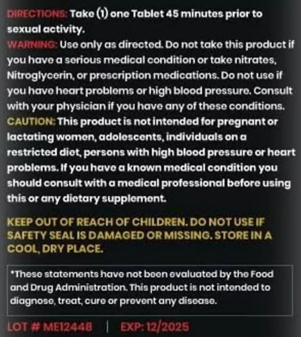 Round 20 1032mg Male Enhancement Pill - Long-Lasting Performance
